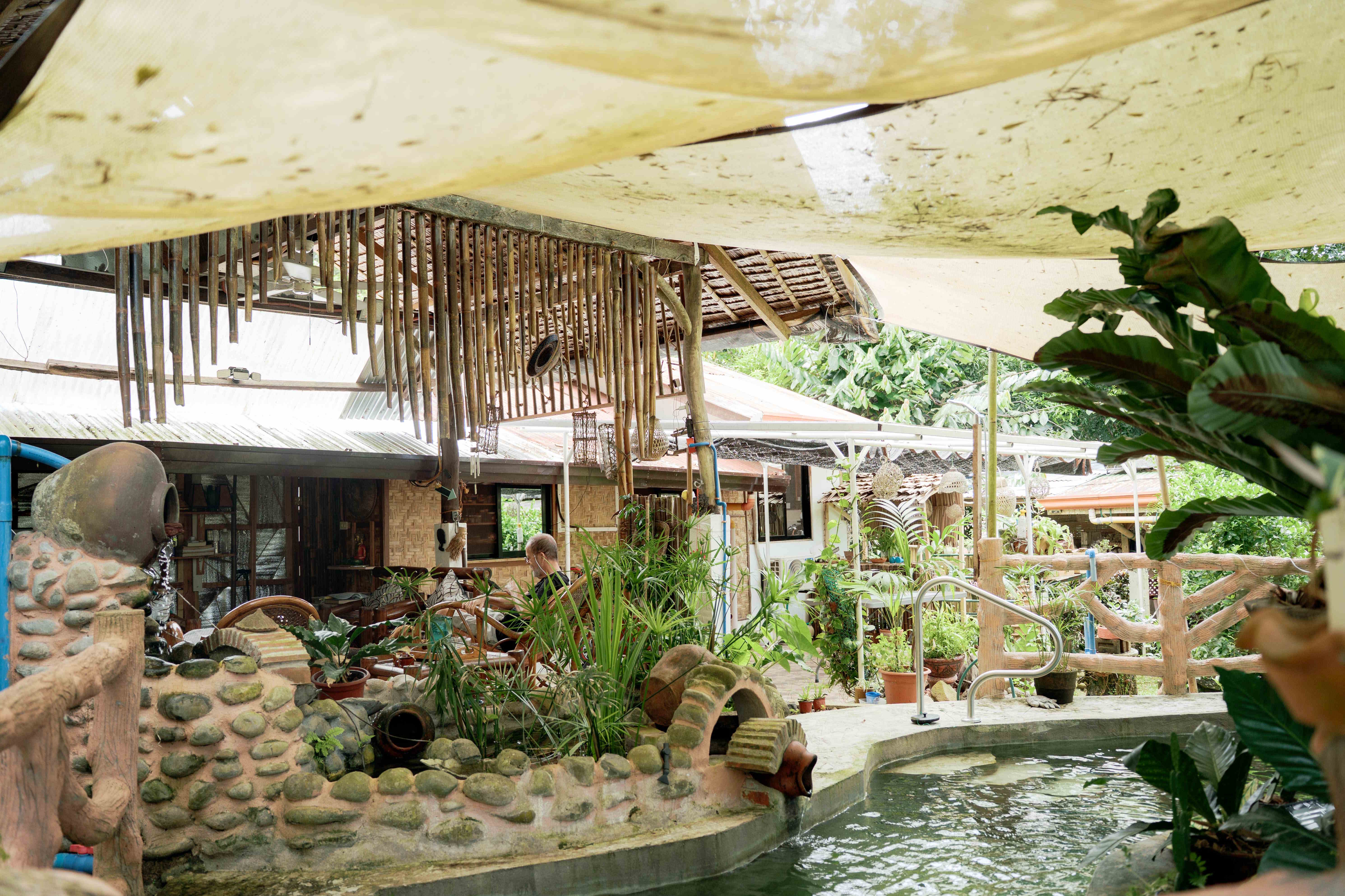 Pool and Seating Area