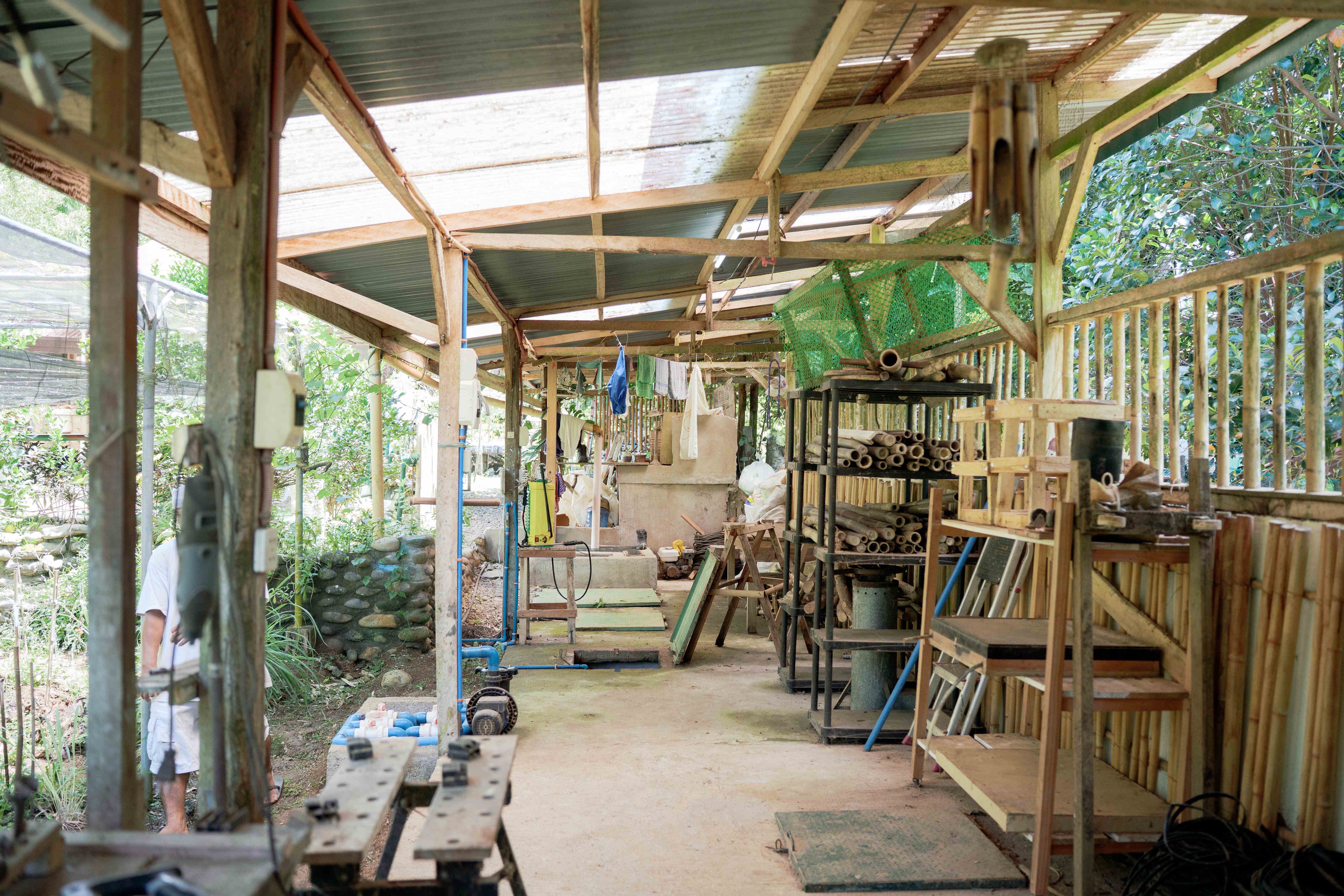 Workshop Covered Walkway